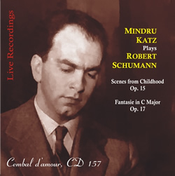 Mindru Katz Plays Schumann